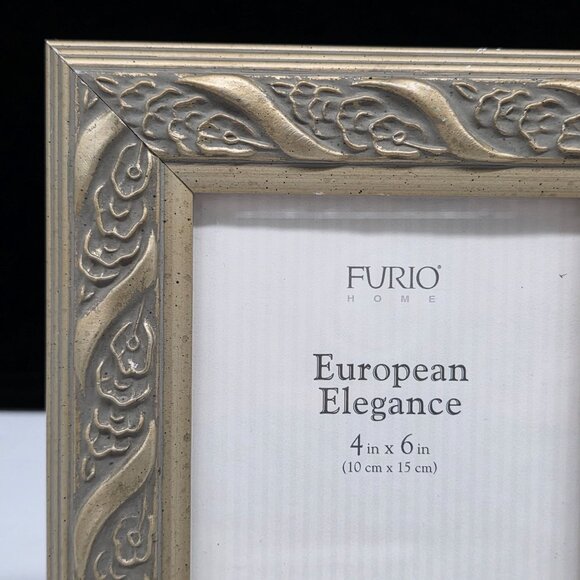 Furio Home European Elegance 4"x6" Photo Frame Ornate Design - Picture 2 of 10